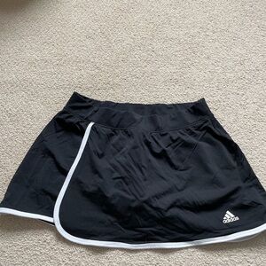 Black Adidas Tennis Skirt